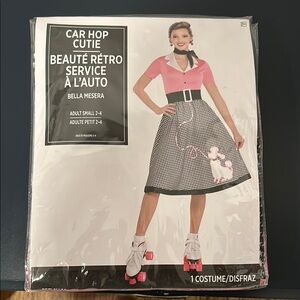 CAR HOP CUTIE 60s Halloween Costume 
Poodle skirt
